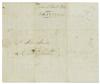 ASTOR, JOHN JACOB. Letter Signed, with a 3-line Autograph Postscript, to furrier Peter Smith,